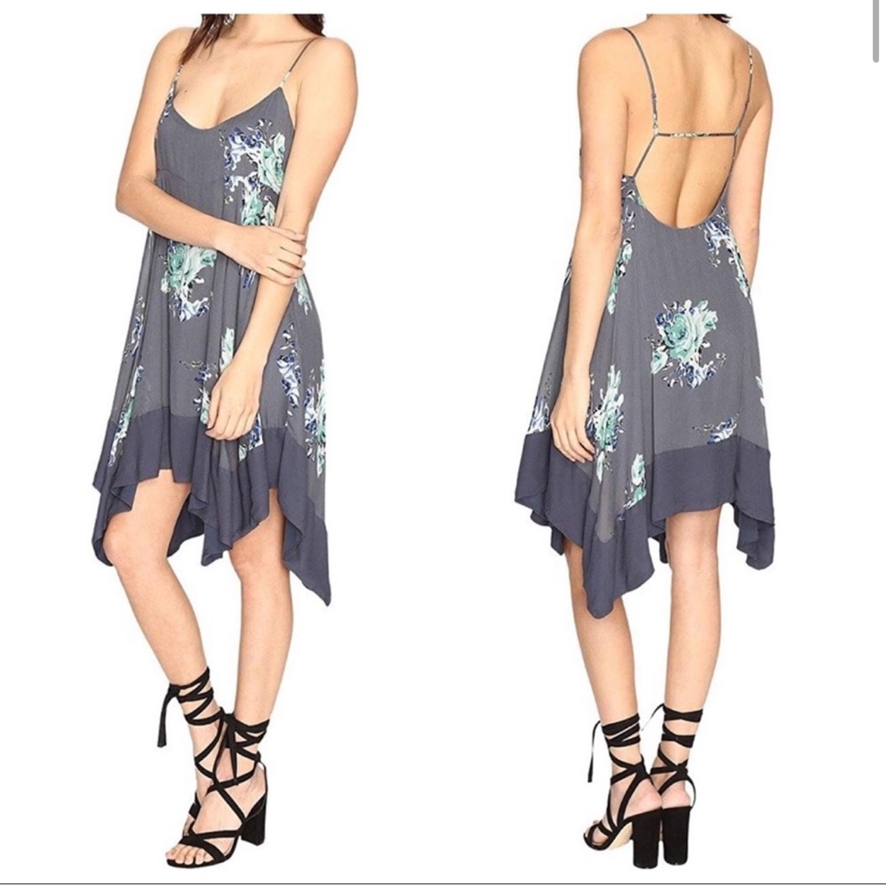 Free people faded bloom mini dress xs